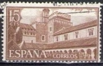 Stamps Spain -  ESPAÑA 1959 1250 Sello º Monasterio Ntra. Sra. Guadalupe Claustro Spain Espagne Spagna