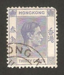 Stamps Asia - Hong Kong -  george VI