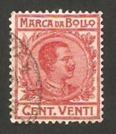 Stamps Europe - Italy -  marca da bollo