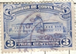 Stamps Costa Rica -  COSTARICA 1926 Colegio San Luis - Cartago 3c