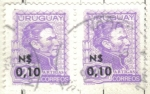 Stamps Uruguay -  URUGUAY Artigas 0.10