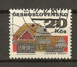 Sellos de Europa - Checoslovaquia -  Arquitectura Popular