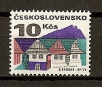 Stamps Czechoslovakia -  Arquitectura Popular