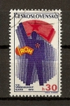 Stamps Czechoslovakia -  VIII Congreso de los Sindicatos