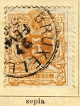 Sellos de Europa - B�lgica -  Escudo Ed 1869