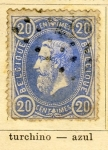 Stamps Belgium -  Emperador Ed 1869