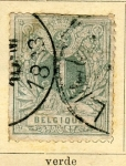 Sellos del Mundo : Europe : Belgium : Escudo Ed 1869