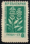 Stamps Bulgaria -  Flores Medicinales: Salvio