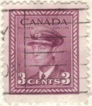 Stamps Canada -  CANADA 1943 Rey Jorge VI 3c
