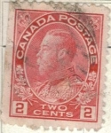 Sellos de America - Canad� -  CANADA 1911-25 Rey Jorge V 2c