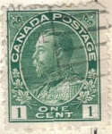 Stamps Canada -  CANADA 1911-25 Rey Jorge V 1c