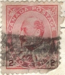 Sellos del Mundo : America : Canad� : CANADA 1903 Rey Eduardo VII  2c 2
