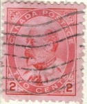 Stamps America - Canada -  CANADA 1903 Rey Eduardo VII 2c