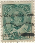Stamps America - Canada -  CANADA 1903 Rey Eduardo VII 1c