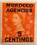 Stamps United Kingdom -  Marruecos