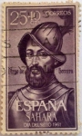 Stamps Spain -  Sahara Día del Sello 1961