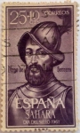 Sellos del Mundo : Europa : Espaa : Sahara Día del Sello 1961