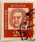 Stamps : Europe : Germany :  Bach