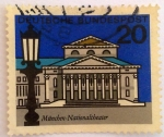 Sellos de Europa - Alemania -  München Nationaltheater