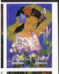 Sellos del Mundo : Europe : Spain : Edifil  4008  La mujer y las flores.  