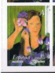 Sellos de Europa - Espa�a -  Edifil  4009  La mujer y las flores.  