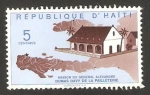 Sellos de America - Hait� -  vivenda del general alexandre dumas davy de la pailleterie 