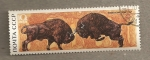 Stamps : Europe : Russia :  Bisontes