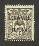 Stamps Wallis and Futuna -  fauna, cagou