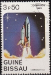 Sellos del Mundo : Africa : Guinea_Bissau : Guinea Bissau 1983 467 Sello Espacio Cosmonautica Transbordador Espacial