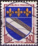 Sellos de Europa - Francia -  Escudo de Troyes