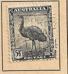 Stamps Australia -  Emu