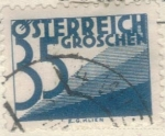 Stamps Austria -  AUSTRIA 19225 (151) Neue Ziffernzeichnungen 35g