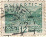 Stamps Austria -  AUSTRIA 1932 (M531) Paisejes con lago - Oberosterreich 12h