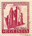 Stamps : Asia : India :   FAMILY PLANNING
