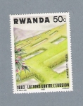 Sellos de Africa - Rwanda -  1982 Luttons Contre L'Erosión