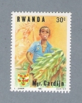 Stamps Rwanda -  Mgr. Cardijn
