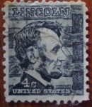Stamps United States -  A.Lincon