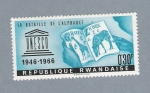 Sellos de Africa - Rwanda -  La Bataille de L'Alphabet