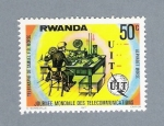Sellos del Mundo : Africa : Rwanda : Jornadas Mundiales de Telecomunicaciones