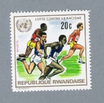 Sellos del Mundo : Africa : Rwanda : Lucha contra el racismo