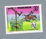 Sellos de Africa - Rwanda -  Jornadas Mundiales de Telecomunicaciones