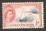Sellos de Europa - Reino Unido -  Islas Caimán - Elizabeth II, barco