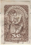 Stamps Europe - Austria -  AUSTRIA 1919-20 (m267x) Alegoria 30h