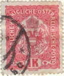 Sellos de Europa - Austria -  AUSTRIA 1916 (M199) Escudo 1kr