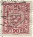 Stamps Austria -  AUSTRIA 1916 (M198) Escudo 90h
