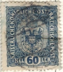 Stamps Austria -  AUSTRIA 1916 (M196) Escudo 60h