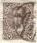 Sellos del Mundo : Europe : Austria : AUSTRIA 1908 (m146v) Ferdinand I (1835-1848) 20kr