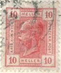 Stamps Austria -  AUSTRIA 1899 (M74) Freimarken - Muster wie Ausgabe 1890 10h