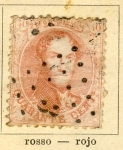 Stamps Belgium -  Leopoldo I Ed 1863