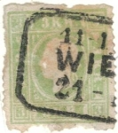 Stamps Europe - Austria -  AUSTRIA 1867 (M35) Kaiser Franz Joseph - tipo I 2kr